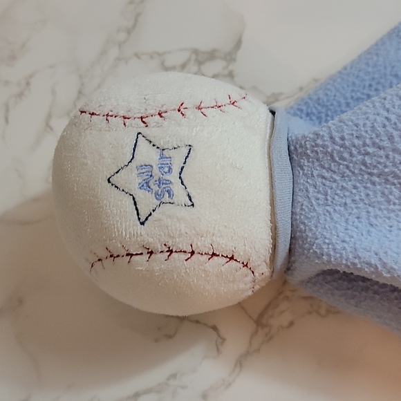 adorable baseball little slugger security blanket lovey - Picture 3 of 6